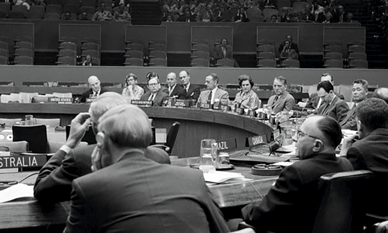 Negotiating the Outer Space Treaty (OST).