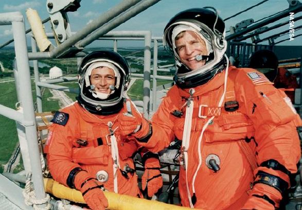 Pedro Duque became the first Spanish astronaut to go into orbit on the Space Shuttle STS-95 Discovery mission in October 1998