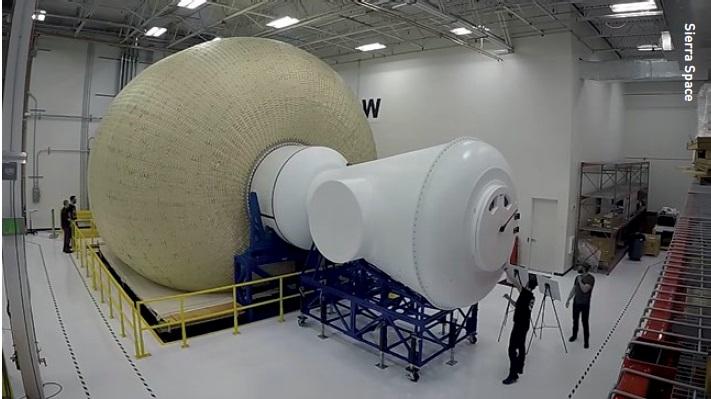 Sierra Space is developing the LIFE habitat an inflatable pressure shell composed of Vectran fabric