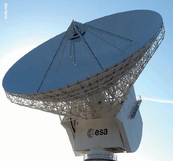 The Cebreros ground station, DSA 2 (Deep Space Antenna 2), near Madrid, Spain.