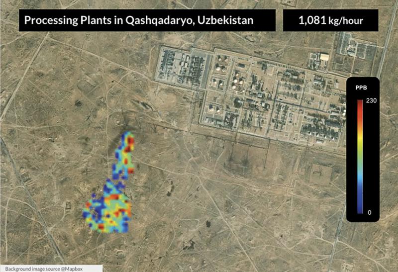 Methane emissions autonomously detected and monitored by Momentick