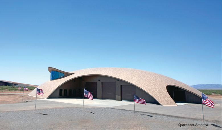 The operations centre at Spaceport America.