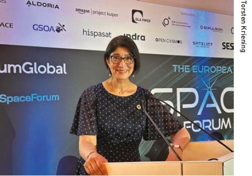Aarti Holla-Maini, Director of the UN Office for Outer Space Affairs (UNOOSA).