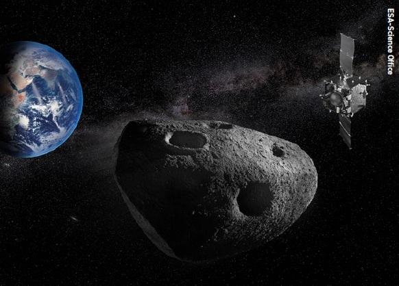 Artist’s impression of ESA’s Rapid Apophis Mission for Space Safety