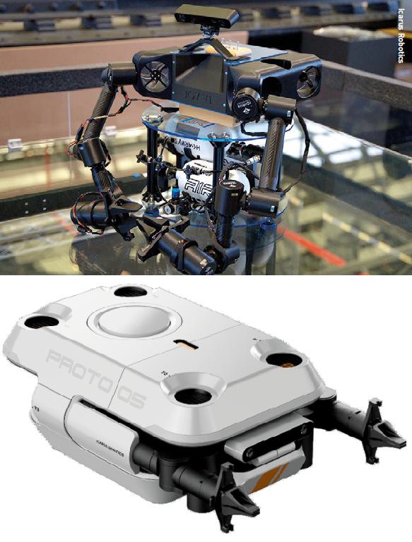 Icarus Robotics is creating free-flying dextrous robots.