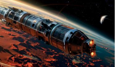 deep space travel, Hybrid nuclear propulsion, Mars exploration, space launch