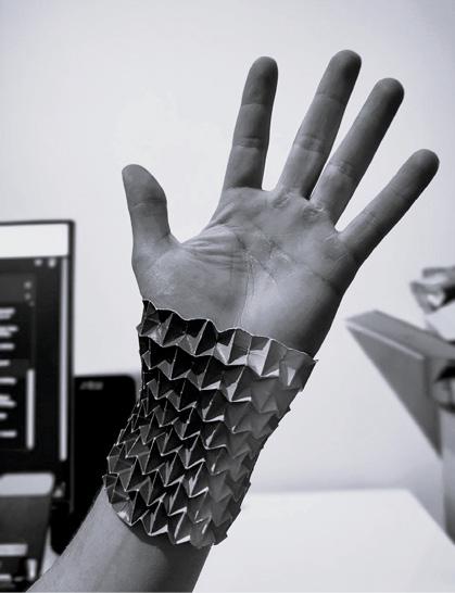 Star Helix explored origami-inspired joint geometries to achieve airtight integrity