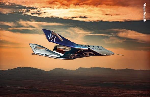 The VSS Unity was developed by Virgin Galactic to take paying passengers on brief trips to the edge of space.