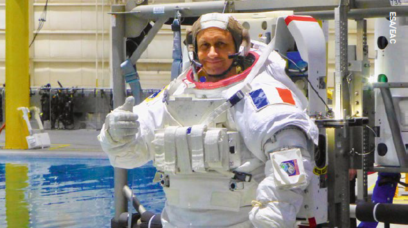 Hervé Stevenin, a spacewalk instructor for European astronauts.
