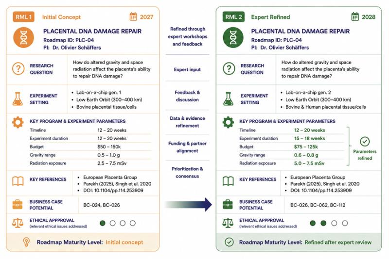 Illustrative example of an evolving roadmap building block