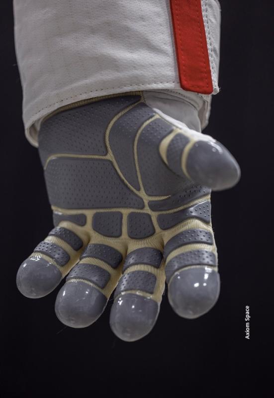 The AxEMU spacesuit includes custom gloves made in-house featuring several advancements over those currently in use.