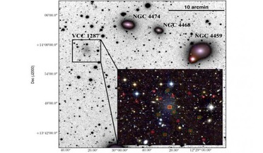 Gran Telescopio CANARIAS, UDGs, ultra diffuse galaxy, VCC1287, Virgo Cluster