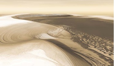 ice age, mars, martian polar ice caps, NASA's Mars Reconnaissance Orbiter (MRO), Shallow Subsurface Radar (SHARAD)