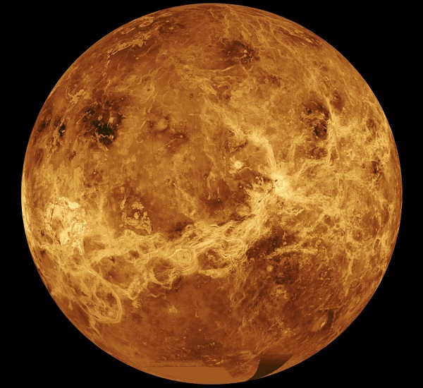 Magellan synthetic aperture radar mosaic of Venus