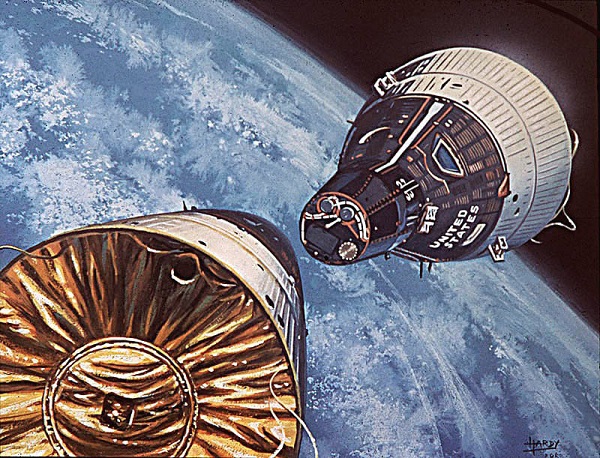 gemini spacecraft art